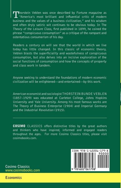 Produktbild: The Theory of the Leisure Class