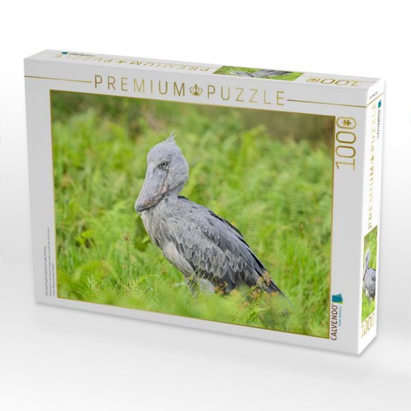 Produktbild: CALVENDO Puzzle Schuhschnabel Storch im Lake Victoria | 1000 Teile Lege-Gr&ouml;&szlig;e 64x48cm Foto-Puzzle f&uuml;r gl&uuml;ckliche Stunden