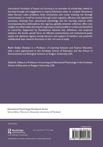 Produktbild: International Handbook of Inquiry and Learning