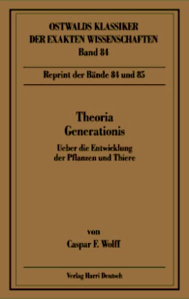 Produktbild: Theoria Generationis (Wolff)