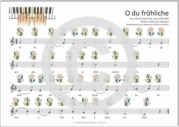 Produktbild: Einfacher!-Geht-Nicht: 24 Weihnachtslieder f&uuml;r Klavier und Keyboard mit CD