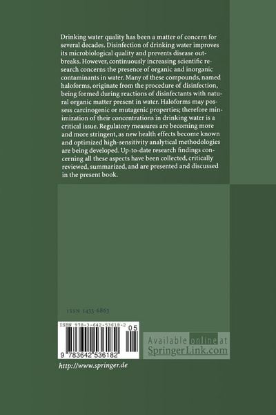 Produktbild: Haloforms and Related Compounds in Drinking Water