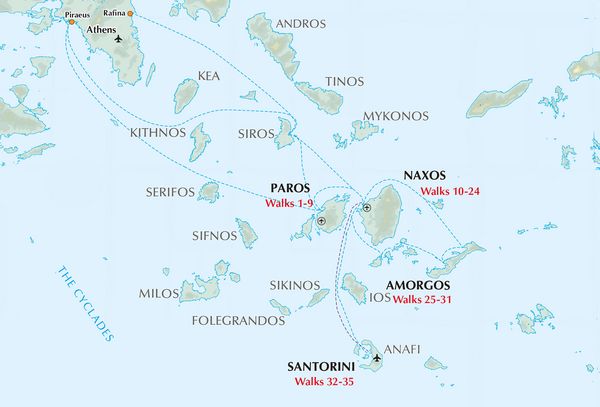 Produktbild: Walking on the Greek Islands - the Cyclades