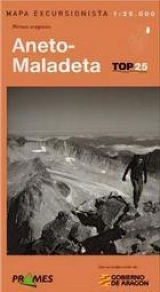 Produktbild: Aneto-Maladeta : mapa excursionista Pirineo Aragon&eacute;s E1:25000