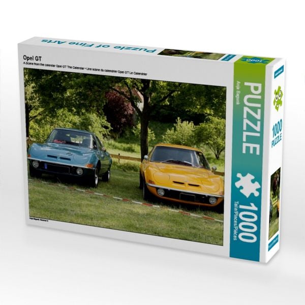 CALVENDO Puzzle Opel GT | 1000 Teile Lege-Größe 64x48cm Foto-Puzzle für glückliche Stunden