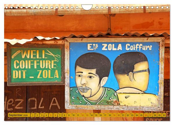 Produktbild: Benin M&auml;rkte Farben Voodoo (Wandkalender 2026 DIN A4 quer), CALVENDO Monatskalender