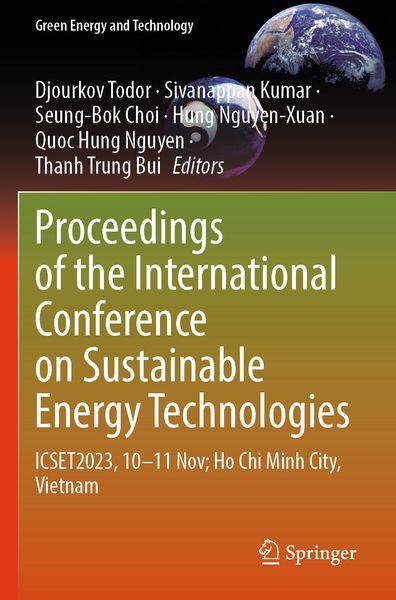 Produktbild: Proceedings of the International Conference on Sustainable Energy Technologies