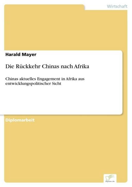 Produktbild: Die R&uuml;ckkehr Chinas nach Afrika
