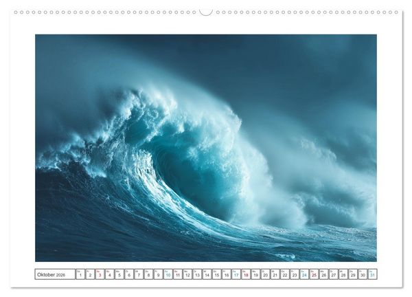 Produktbild: Die Magie des Meeres (Wandkalender 2026 DIN A2 quer), CALVENDO Monatskalender