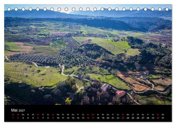 Produktbild: Andalusien (Tischkalender 2027 DIN A5 quer), CALVENDO Monatskalender