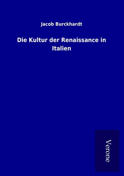 Produktbild: Die Kultur der Renaissance in Italien