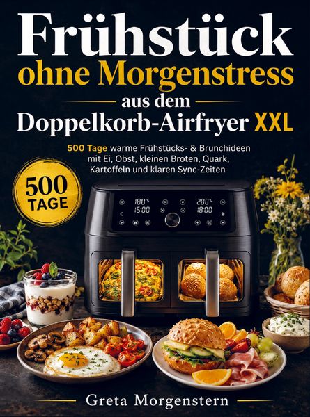 Frühstück ohne Morgenstress aus dem Doppelkorb-Airfryer XXL, Taschenbuch von Greta Morgenstern, Bookmundo, 9789403857718