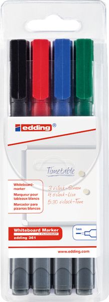 Edding Whiteboardmarker 361 4er Set