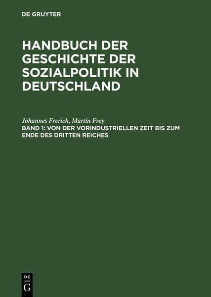 Produktbild: Von der vorindustriellen Zeit bis zum Ende des Dritten Reiches