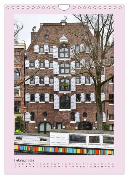 Produktbild: Amsterdam - Alles nur Fassade (Wandkalender 2026 DIN A4 hoch), CALVENDO Monatskalender