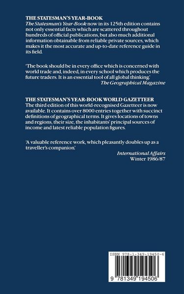 Produktbild: The Statesman&rsquo;s Year-Book Historical Companion