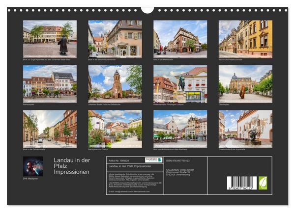 Produktbild: Landau in der Pfalz Impressionen (Wandkalender 2026 DIN A3 quer), CALVENDO Monatskalender