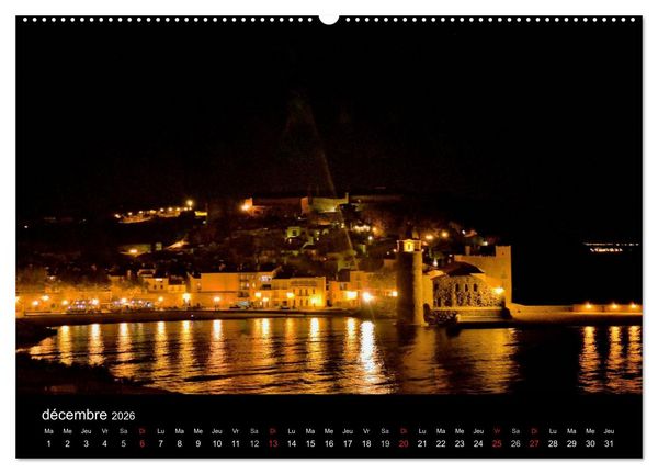 Produktbild: Un jour COLLIOURE (Calendrier mural 2026 DIN A2 vertical) calendrier de bureau