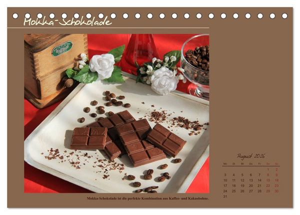 Produktbild: Schokolade - aus der Kakaobohne (Tischkalender 2026 DIN A5 quer), CALVENDO Monatskalender