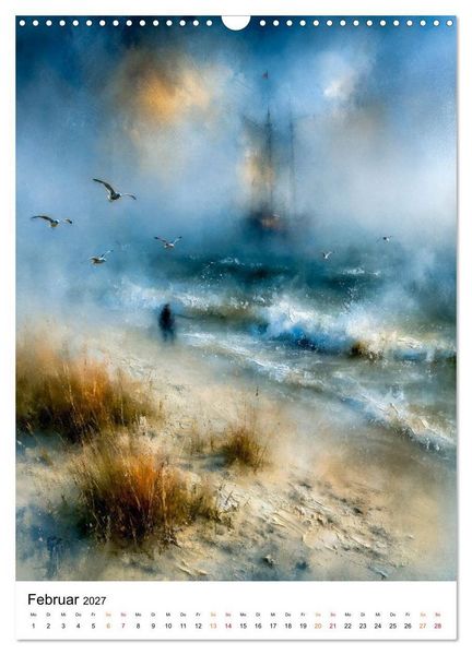 Produktbild: K&uuml;stenzauber - Nordische Impressionen (Wandkalender 2027 DIN A3 hoch), CALVENDO Monatskalender