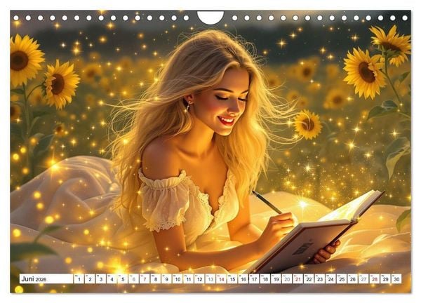 Produktbild: Lichtgefl&uuml;ster (Wandkalender 2026 DIN A4 quer), CALVENDO Monatskalender