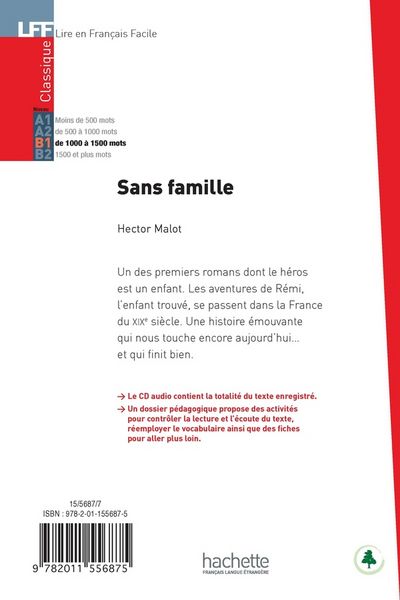 Produktbild: Sans famille : niveau A2-B1