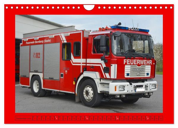Produktbild: Einsatzfahrzeuge aus Sachsen und Sachsen-Anhalt (Wandkalender 2026 DIN A4 quer), CALVENDO Monatskalender