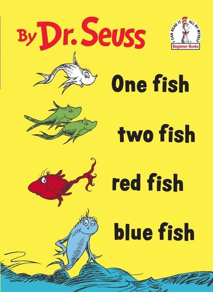 Book cover of One Fish Two Fish Red Fish Blue Fish