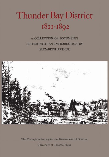 Produktbild: Thunder Bay District, 1821 - 1892