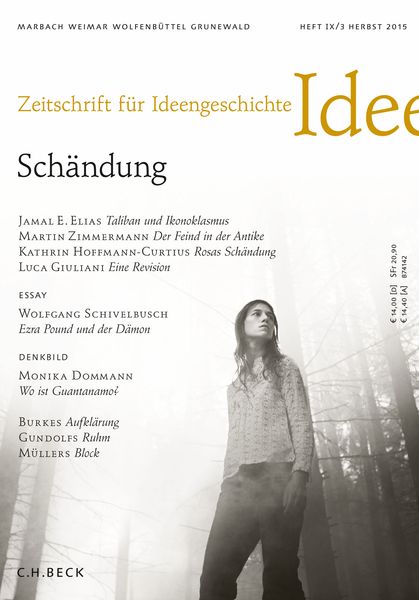 Produktbild: Zeitschrift f&uuml;r Ideengeschichte Heft IX/3 Herbst 2015