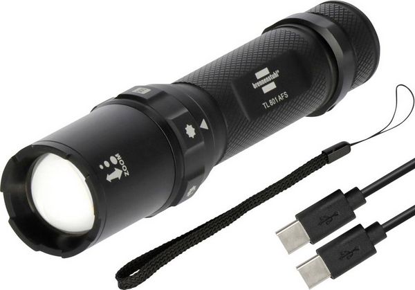 Produktbild: Brennenstuhl LuxPremium LED Taschenlampe &uuml;ber USB 800lm 42h 0.26kg