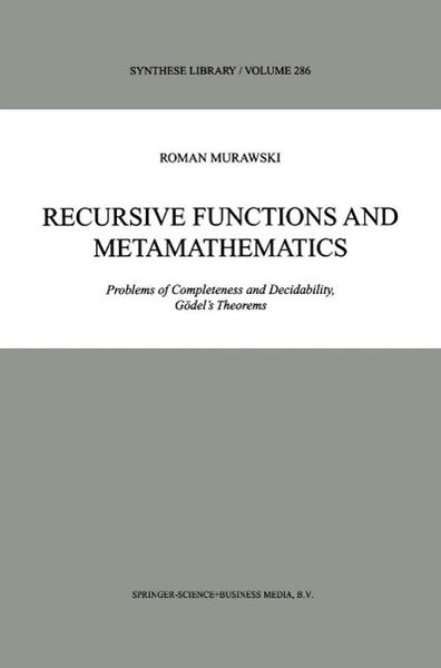 Produktbild: Recursive Functions and Metamathematics