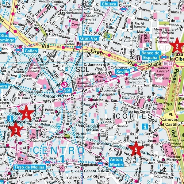 Produktbild: MARCO POLO Cityplan Madrid 1:12 000