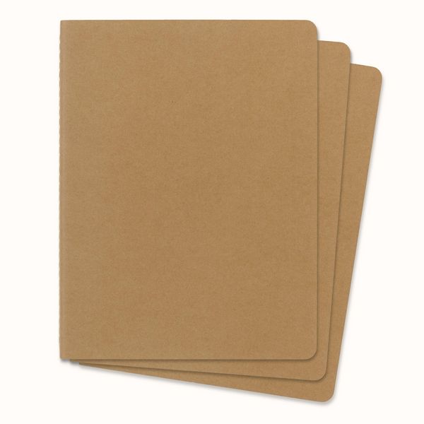 Produktbild: Moleskine Cahier Extra Large liniert packpapierbraun. 3er Pack