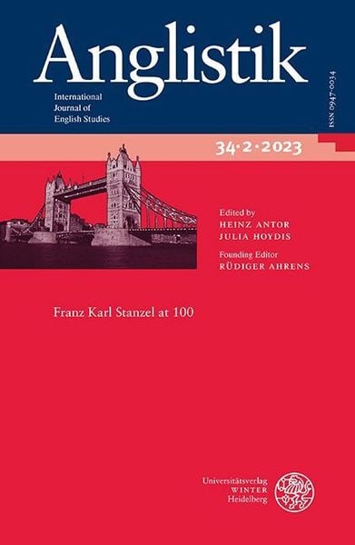 Produktbild: Anglistik. International Journal of English Studies. Volume 34:2 (2023)