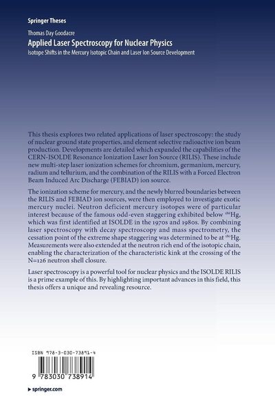 Produktbild: Applied Laser Spectroscopy for Nuclear Physics