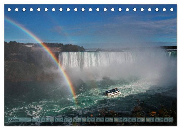 Produktbild: Kanada - short visit (Tischkalender 2026 DIN A5 quer), CALVENDO Monatskalender