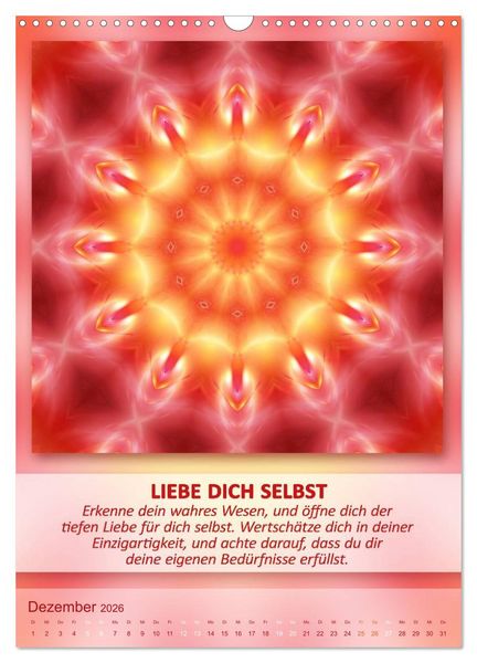 Produktbild: Light Energy Mandalas - Kalender - Vol. 2 (Wandkalender 2026 DIN A3 hoch), CALVENDO Monatskalender