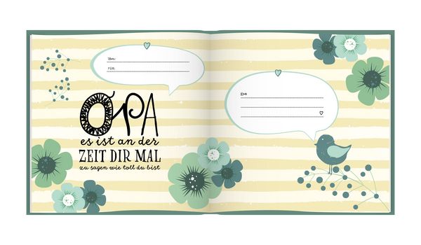 Produktbild: Das Erinnerungsbuch f&uuml;r den besten Opa der Welt. Ausf&uuml;llbuch zum Verschenken f&uuml;r den Opa zum Geburtstag, oder Vatertag. Liebevolle Geschenkidee f&uuml;r Opa von Enkeltochter und Enkelsohn. Geschenkbuch