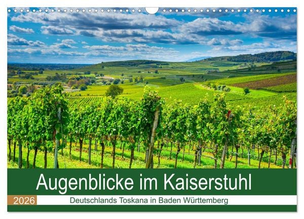 Augenblicke im Kaiserstuhl (Wandkalender 2026 DIN A3 quer), CALVENDO Monatskalender