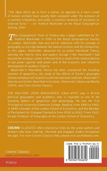 Produktbild: The Geographical Pivot of History