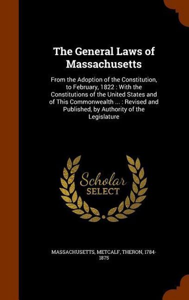 Produktbild: The General Laws of Massachusetts