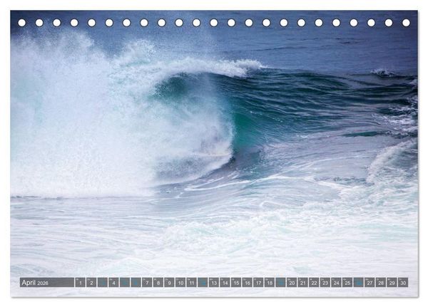 Produktbild: Faszination Surfen (Tischkalender 2026 DIN A5 quer), CALVENDO Monatskalender