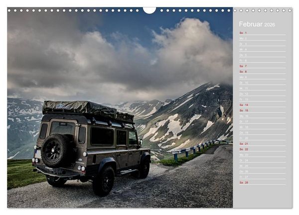 Produktbild: Mit dem 4x4 durch Europa (Wandkalender 2026 DIN A3 quer), CALVENDO Monatskalender
