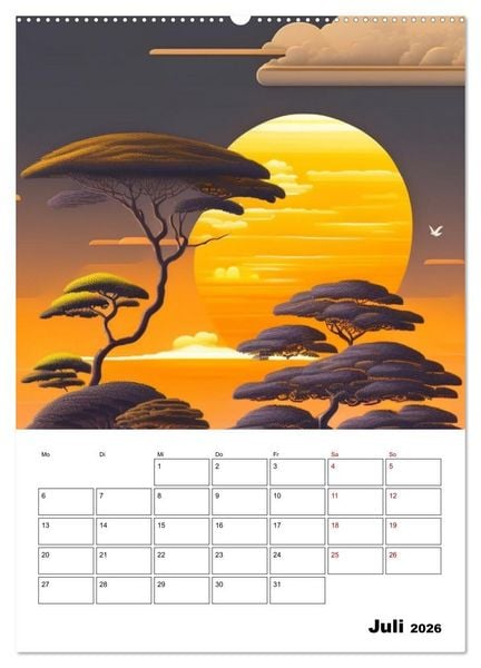 Produktbild: Sch&ouml;ne Landschaften (hochwertiger Premium Wandkalender 2026 DIN A2 hoch), Kunstdruck in Hochglanz