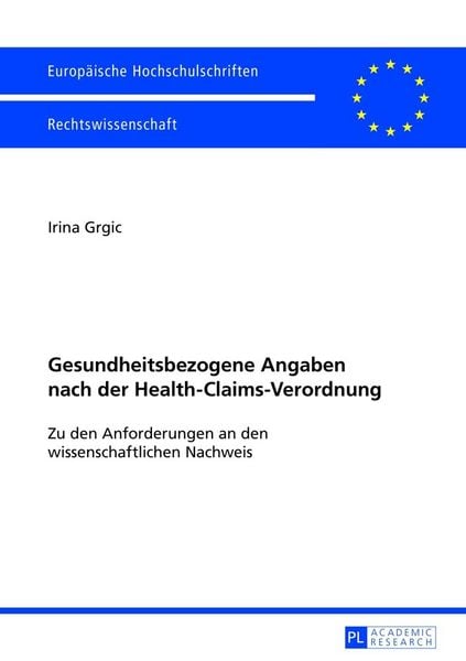 Produktbild: Gesundheitsbezogene Angaben nach der Health-Claims-Verordnung