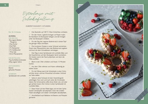 Produktbild: Das vegane Backbuch f&uuml;r Festtage