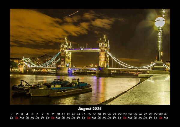Produktbild: London 2026 Fotokalender DIN A3