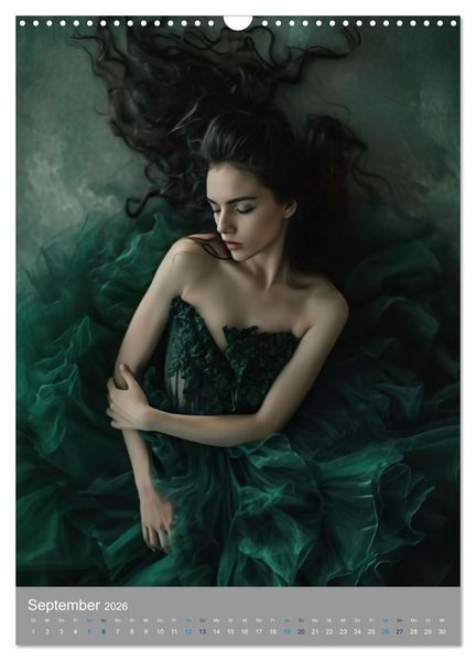 Produktbild: M&auml;rchenhafte Ballerina (Wandkalender 2026 DIN A3 hoch), CALVENDO Monatskalender