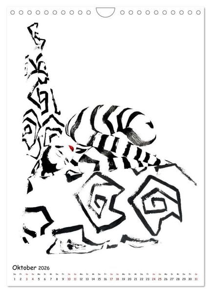 Produktbild: MEL Bodypainting von fru.ch (Wandkalender 2026 DIN A4 hoch), CALVENDO Monatskalender
